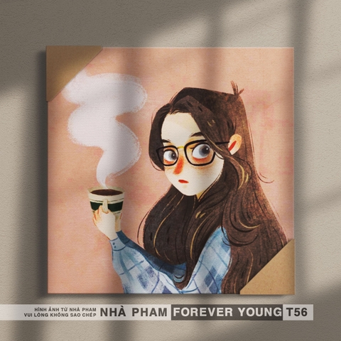 TRANH CANVAS FOREVER YOUNG - 40X40CM - HÌNH 56