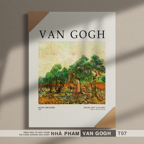 TRANH CANVAS VAN GOGH - 40X60CM - TRANH 07