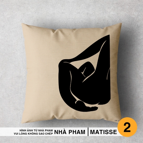 VỎ GỐI SOFA HENRI MATISSE - HÌNH 02