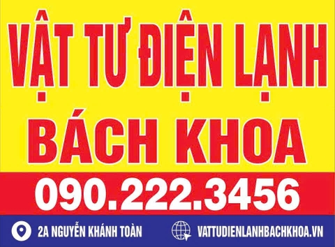 VẬT TƯ ĐIỆN LẠNH BÁCH KHOA – THÊM ĐIỂM ĐẾN, THÊM NIỀM TIN!