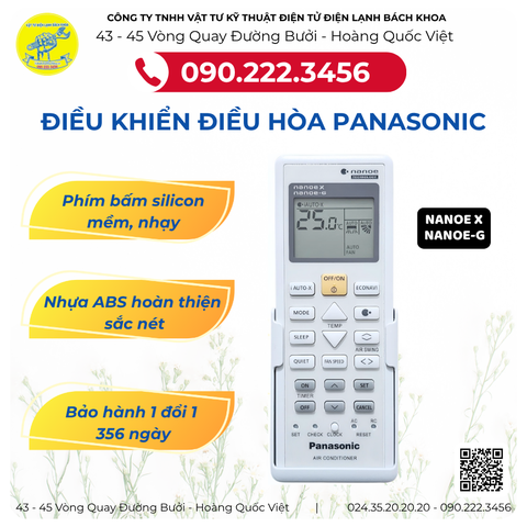 Điều Khiển Điều Hòa Panasonic