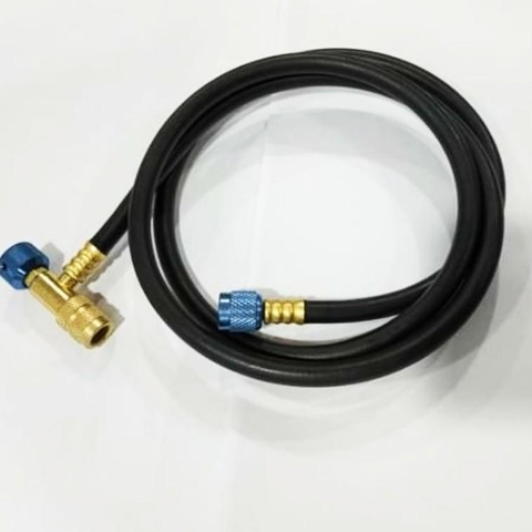 Dây nạp gas kèm van chống bỏng Tasco TCV140M Chính Hãng