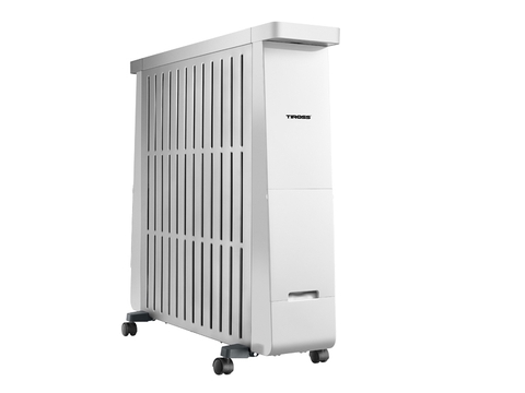 Máy sưởi dầu 13 thanh Tiross TS9216, màn hình LED, hẹn giờ, giá phơi