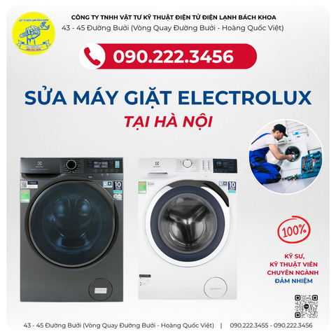 Điện thoại sửa máy giặt Electrolux tại khu Đại Học Bách Khoa Hà Nội : 090.222.3456 ( 100% KTV Kỹ sư chuyên ngành đảm nhiệm)