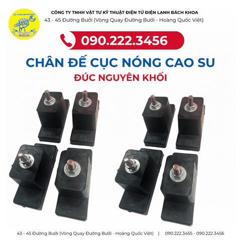 Chân cao su Chống rung Cục nóng Điều hòa tại Hà Nam 0902223456