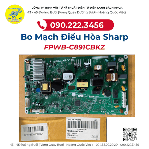 Bo Mạch Điều Hòa Sharp FPWB-C891CBKZ