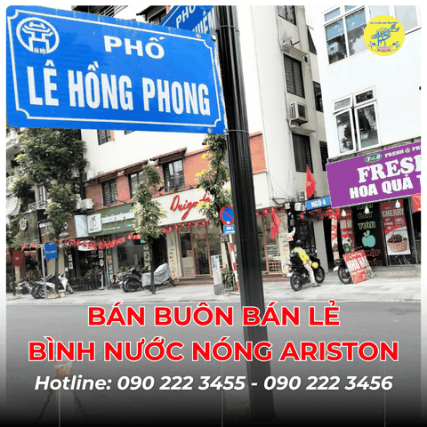 Bán buôn bán lẻ bình nước nóng Ariston tại Phố Lê Hồng Phong 0902223456