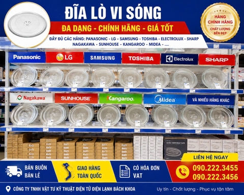 Cửa hàng bán online đĩa lò vi sóng chính hãng Tại phố Hàng Đậu - 0902223456