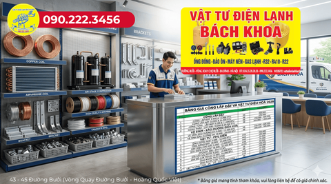 Cửa hàng vật tư điện lạnh Tại Phường Kim Liên - 0902223456