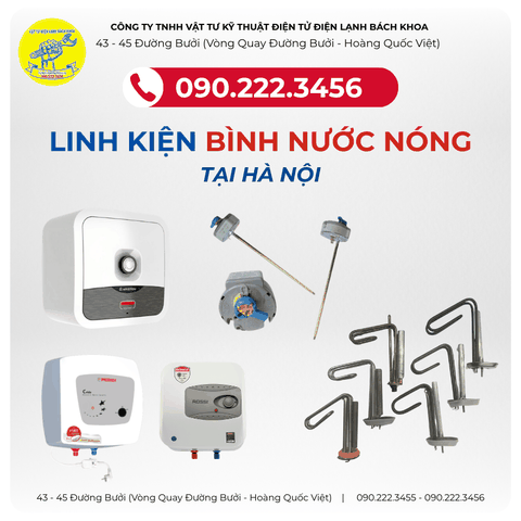CỬA HÀNG BÁN LINH KIỆN BÌNH NƯỚC NÓNG Tại phố Quán Thánh - 0902223456