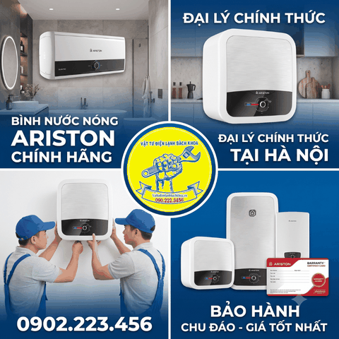 ĐẠI LÝ BÌNH NƯỚC NÓNG ARISTON Tại phố Chùa Bộc - 0902223456