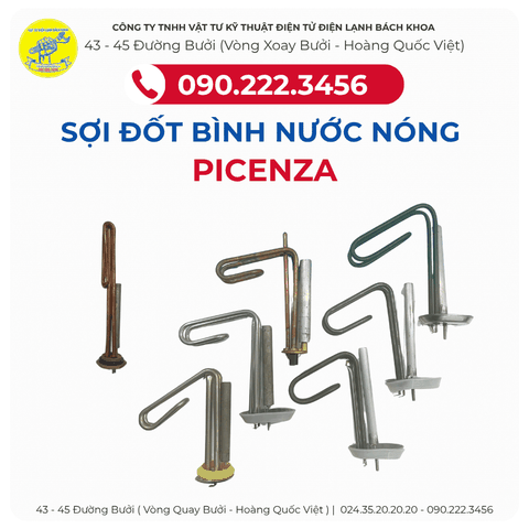 Cửa hàng bán sợi đốt bình nước nóng Picenza chính hãng tại đường Giải Phóng ( bảo hành 1 năm ) 090.222.3455