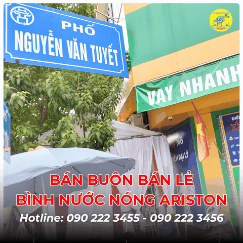 Bán buôn bán lẻ bình nước nóng Ariston tại Phố Nguyễn Văn Tuyết 0902223456