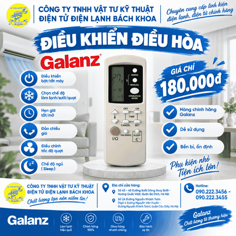 Cửa hàng bán Điều khiển điều hòa Galanz Tại đường Trần Thái Tông - 0902223456