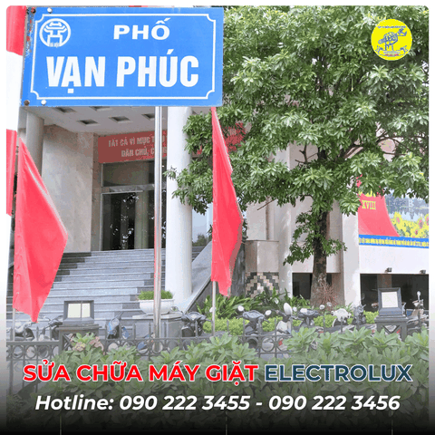 Sửa chữa máy giặt Electrolux tại Phố Vạn Phúc 0902223456