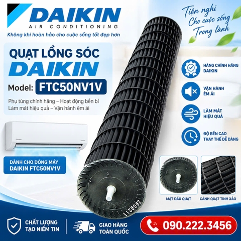 Cửa hàng bán Quạt Lồng Sóc Daikin Model FTC50NV1V tại Hà Nội 0902223456