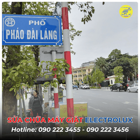 Sửa chữa máy giặt Electrolux tại Phố Pháo Đài Láng 0902223456