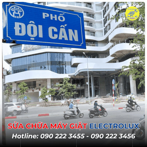 Sửa chữa máy giặt Electrolux tại Phố Đội Cấn 0902223456