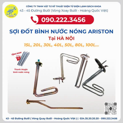 Cửa hàng Sợi đốt bình nước nóng Ariston bán online Tại đường Xuân Thủy - 0902223456