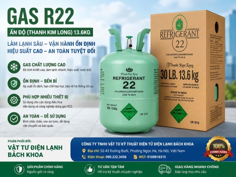 Gas R22 Ấn Độ (Thanh Kim Long) – 13.6KG Tại đường Giảng Võ - 0902223456