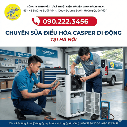 Chuyên Sửa Điều Hòa Casper Di Động Tại đường Tố Hữu - 0902223456