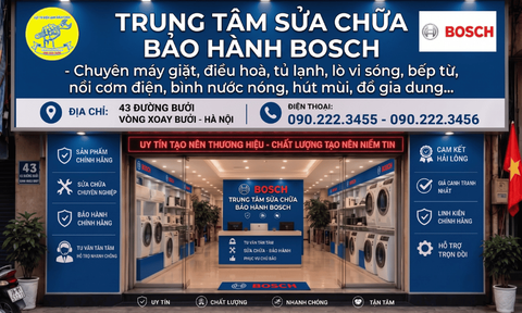 Trung tâm bảo hành Bosch Tại phố Phan Đình Phùng - 0902223456