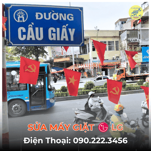 Sửa Máy Giặt LG tại Đường Cầu Giấy