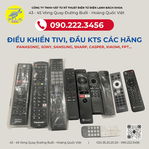 Mua điều khiển Tivi ở đâu Hà Nội