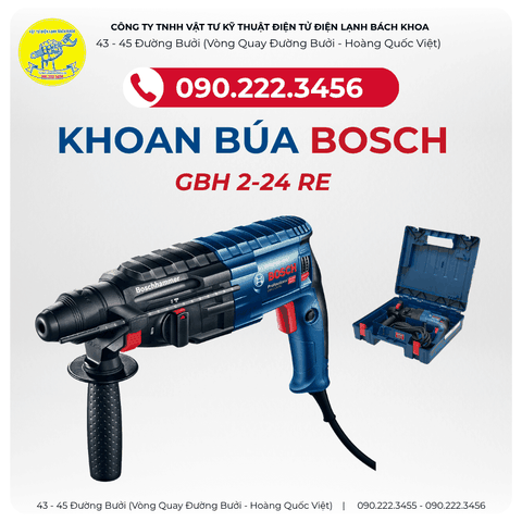 KHOAN BÚA BOSCH GBH 2-24 RE CHÍNH HÃNG