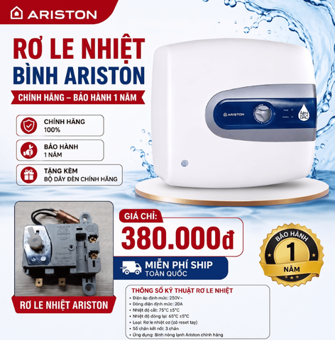 Bán Online Rơle nhiệt bình nước nóng Ariston Tại đường Láng - 0902223456