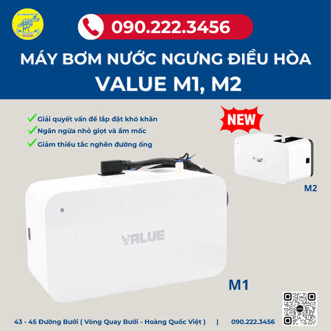 Máy Bơm Nước Thải VALUE Chính Hãng - 090.222.3456