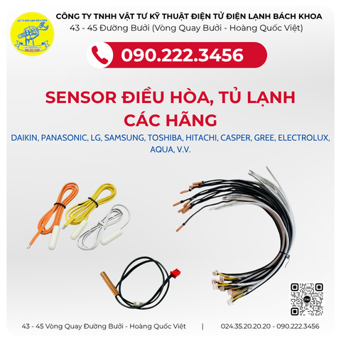 Sensor điều hòa, tủ lạnh các hãng
