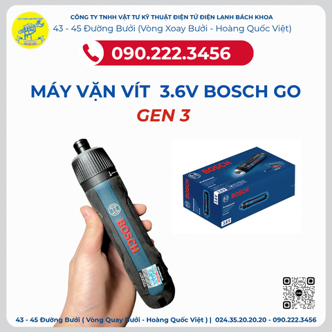 Máy vặn vít  3.6V Bosch Go Gen 3