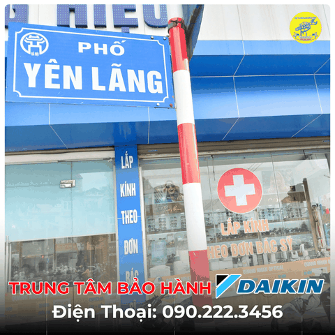 Trung Tâm Bảo Hành DAIKIN Tại Phố Yên Lãng
