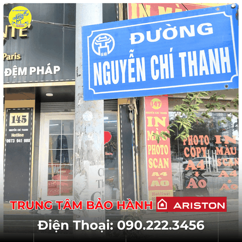 Trung Tâm Bảo Hành Ariston Tại Đường Nguyễn Chí Thanh