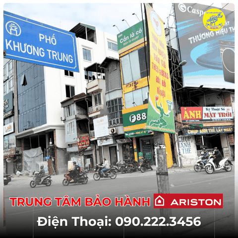 Trung Tâm Bảo Hành Ariston Tại Phố Khương Trung