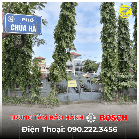 Trung Tâm Bảo Hành BOSCH Tại Phố Chùa Hà