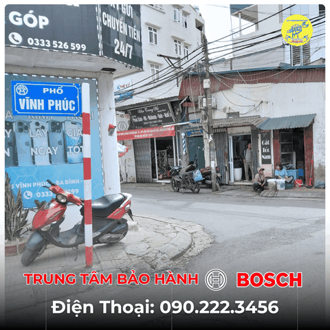 Trung Tâm Bảo Hành BOSCH Tại Phố Vĩnh Phúc