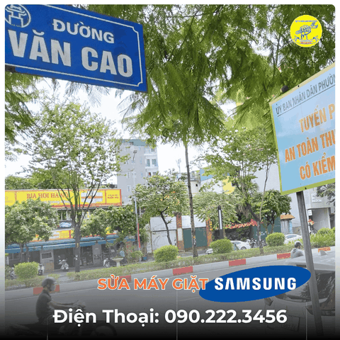 Sửa Máy Giặt SAMSUNG tại đường Văn Cao
