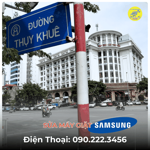 Sửa Máy Giặt SAMSUNG tại đường Thụy Khuê