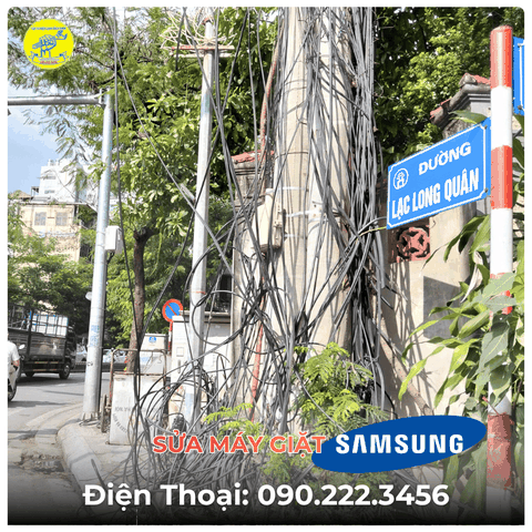 Sửa Máy Giặt SAMSUNG tại đường Lạc Long Quân