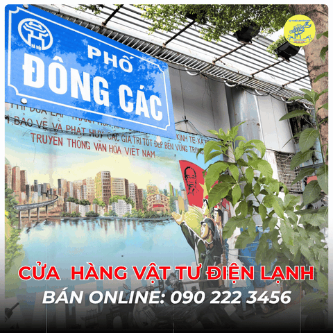 Cửa Hàng Vật Tư Điện Lạnh Bán Online Tại Phố Đông Các 0902223456