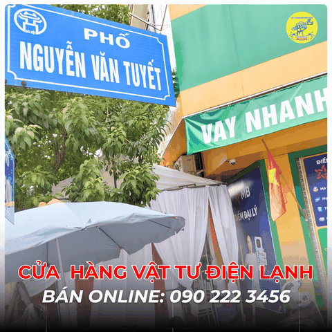 Cửa Hàng Vật Tư Điện Lạnh Bán Online Tại Phố Nguyễn Văn Tuyết 0902223456