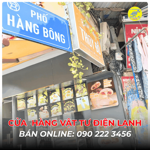 Cửa Hàng Vật Tư Điện Lạnh Bán Online Tại Phố Hàng Bông 0902223456