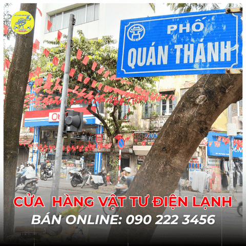 Cửa Hàng Vật Tư Điện Lạnh Bán Online Tại Phố Quán Thánh 0902223456