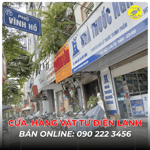 Cửa Hàng Vật Tư Điện Lạnh Bán Online Tại Phố Vĩnh Hồ 0902223456