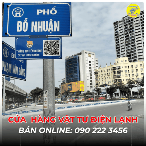 Cửa Hàng Vật Tư Điện Lạnh Bán Online Tại Phố Đỗ Nhuận 0902223456