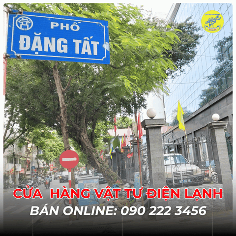 Cửa Hàng Vật Tư Điện Lạnh Bán Online Tại Phố Đặng Tất 0902223456