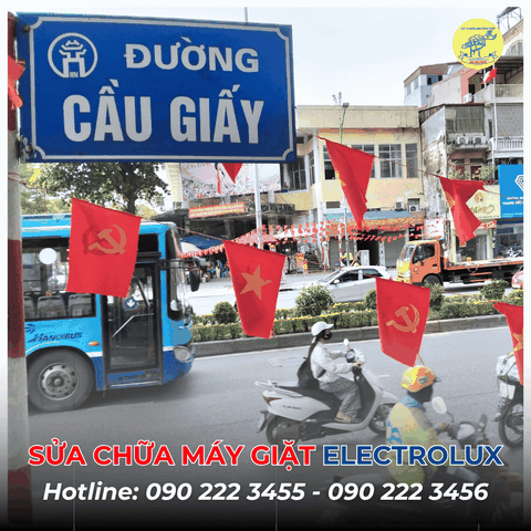 Sửa chữa máy giặt Electrolux tại Đường Cầu Giấy 0902223456