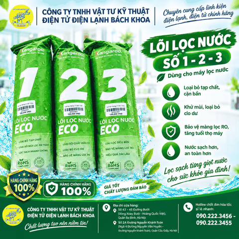 Cửa hàng bán Lõi Lọc Nước Kangaroo 1 2 3 Tại đường Lê Văn Lương - 0902223456
